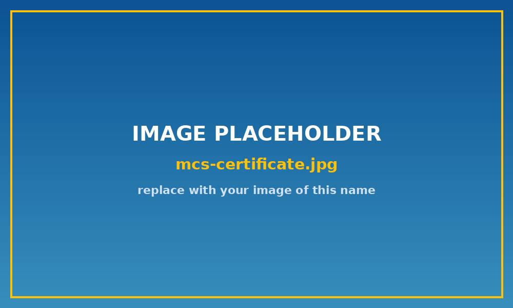 Example of an MCS certificate issued after a solar panel installation