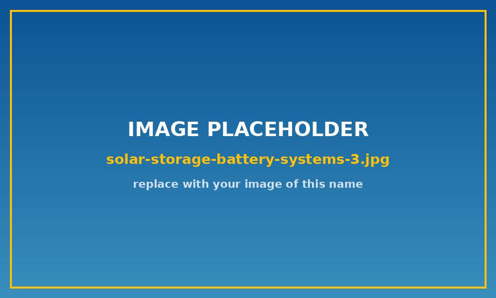 Solar Battery Storage Systems Explained — Solar Panel Advice