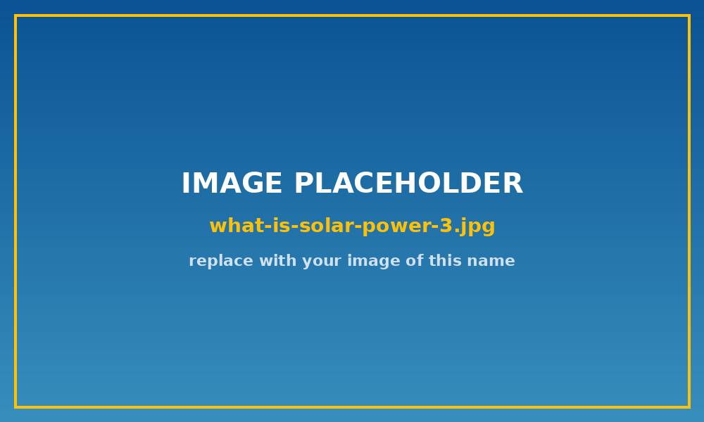 What Is Solar Power? — Solar Panel Advice